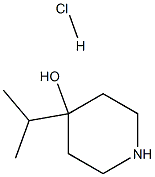 4-(丙-2-基)哌啶-4-醇盐酸盐 结构式