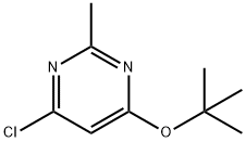 4-Chloro-6-(tert-butoxy)-2-methylpyrimidine 结构式
