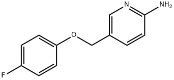 5-((4-fluorophenoxy)methyl)pyridin-2-amine 结构式