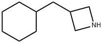 3-(环己基甲基)氮杂环丁烷 结构式