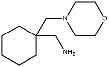 {1-[(吗啉-4-基)甲基]环己基}甲胺 结构式