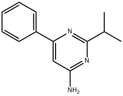 4-Amino-2-(iso-propyl)-6-phenylpyrimidine 结构式