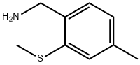 4-甲基-2-(甲基巯基)苯基]甲胺 结构式