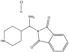 2-[(哌啶-4-基)甲基]-2,3-二氢-1H-异吲哚-1,3-二酮盐酸 结构式