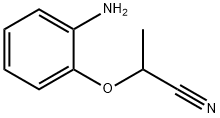 2-(2-氨基苯氧基)丙腈 结构式