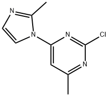 2-Chloro-4-(2-methyl-1H-imidazol-1-yl)-6-methylpyrimidine 结构式