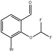 3-溴-2-(二氟甲氧基)苯(甲)醛 结构式