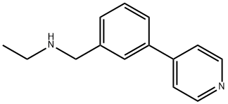 乙基({[3-(吡啶-4-基)苯基]甲基})胺 结构式