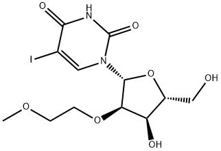 2'-O-(2-methoxyethyl)-5-iodouridine 结构式