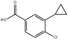 4-chloro-3-cyclopropylbenzoate 结构式