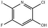 2-氯-5-氟-6-碘吡啶-3-醇 结构式
