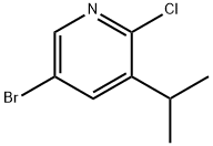 5-溴-2-氯-3-异丙基吡啶 结构式