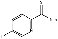 5-氟吡啶-2-硫代甲酰胺 结构式