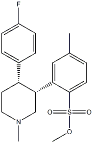帕罗西汀杂质45 结构式