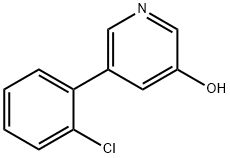 3-Hydroxy-5-(2-chlorophenyl)pyridine 结构式