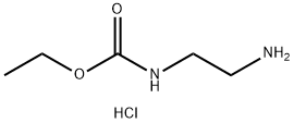 N-(2-氨基乙基)氨基甲酸乙酯盐酸盐 结构式