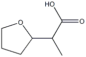 2-(oxolan-2-yl)propanoic acid 结构式