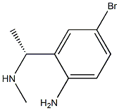 (R)-4-bromo-2-(1-(methylamino)ethyl)aniline 结构式