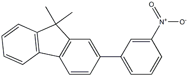 9,9-二甲基-2-(3-硝基苯基)-芴 结构式