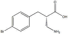 (S)-3-amino-2-(4-bromobenzyl)propanoicacid 结构式