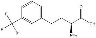 (S)-2-Amino-4-(3-trifluoromethylphenyl)butanoic acid 结构式