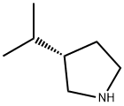 (3S)-3-(丙-2-基)吡咯烷 结构式