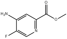 4-氨基-5-氟吡啶甲酯 结构式