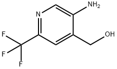 2-三氟甲基-4-羟甲基-5-氨基吡啶 结构式