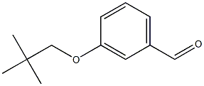 3-(2,2-dimethylpropoxy)benzaldehyde 结构式