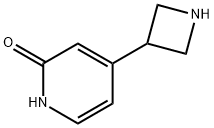 4-(azetidin-3-yl)pyridin-2-ol 结构式