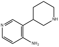 4-Amino-3-(piperidin-3-yl)pyridine 结构式