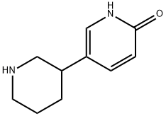 2-Hydroxy-5-(piperidin-3-yl)pyridine 结构式