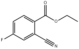 ethyl 2-cyano-4-fluorobenzoate 结构式