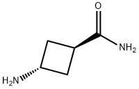 TRANS-3-氨基环丁烷甲酰胺 结构式