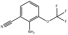 2-Amino-3-trifluoromethoxy-benzonitrile 结构式