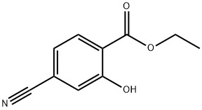 4-氰基-2-羟基苯甲酸乙酯 结构式