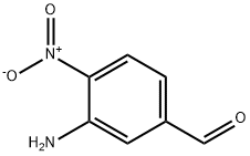 3-氨基-4-硝基苯甲醛 结构式