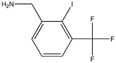 2-碘-3-(三氟甲基)苄胺 结构式