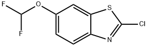 2-Chloro-6-(difluoromethoxy)benzo[d]thiazole 结构式