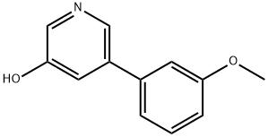 3-Hydroxy-5-(3-methoxphenyl)pyridine 结构式