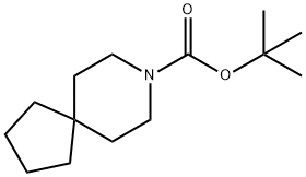 tert-butyl 8-azaspiro[4.5]decane-8-carboxylate 结构式
