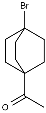 1-(4-溴双环[2.2.2]辛-1-基)乙酮 结构式