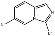 3-溴-6-氯咪唑并[1,5-A]吡啶 结构式