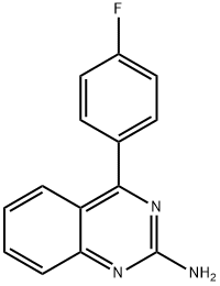 2-Amino-4-(4-fluorophenyl)quinazoline 结构式