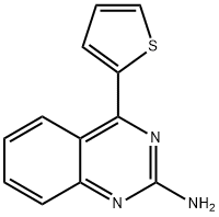 2-Amino-4-(2-thienyl)quinazoline 结构式