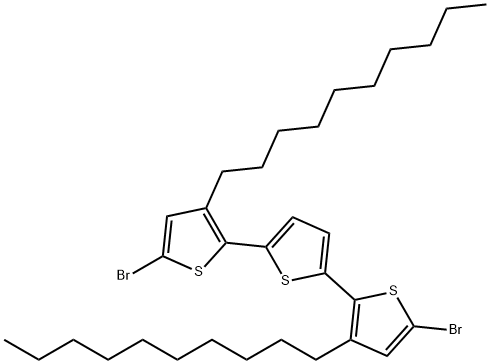 2,5-二己基-3,6-二(噻吩-2-基)吡咯并[3,4-C]吡咯-1,4(2H,5H)-二酮 结构式