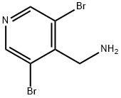 3,5-二溴-4-(氨甲基)吡啶 结构式