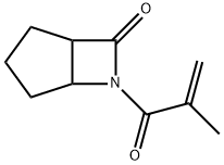 6-(2-Methyl-1-oxo-2-propen-1-yl)-6-azabicyclo[3.2.0]heptan-7-one 结构式
