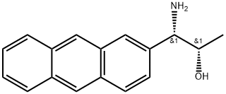 (1S,2S)-1-AMINO-1-(2-ANTHRYL)PROPAN-2-OL 结构式