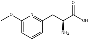 (2S)-2-AMINO-3-(6-METHOXYPYRIDIN-2-YL)PROPANOIC ACID 结构式